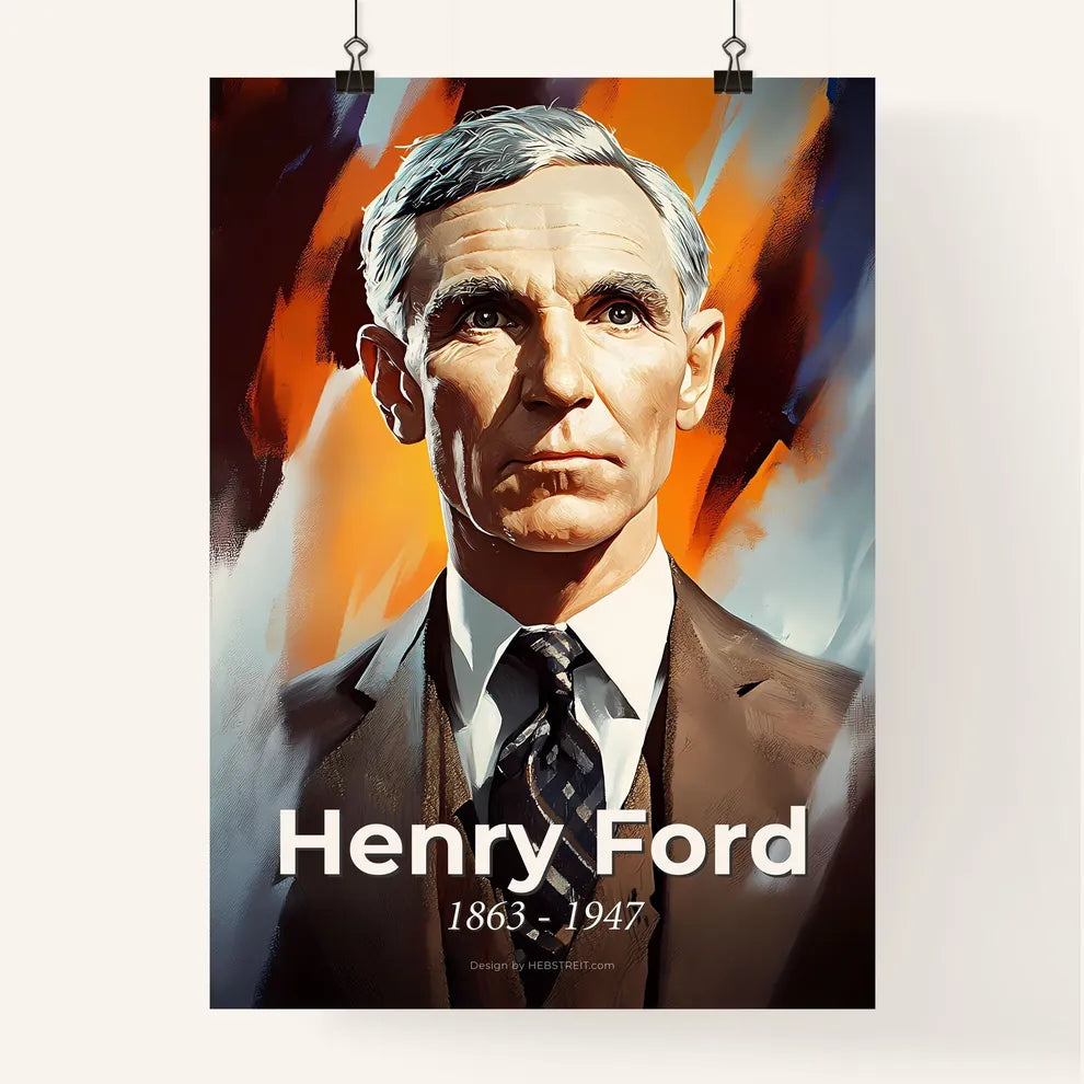 Portrait of Henry Ford Poster