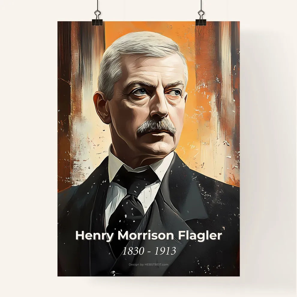 Portrait of Henry Morrison Flagler Poster