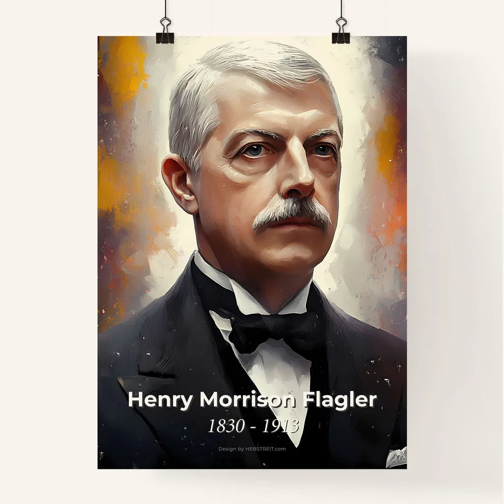 Portrait of Henry Morrison Flagler Poster