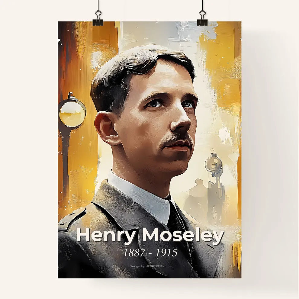 Portrait of Henry Moseley Poster