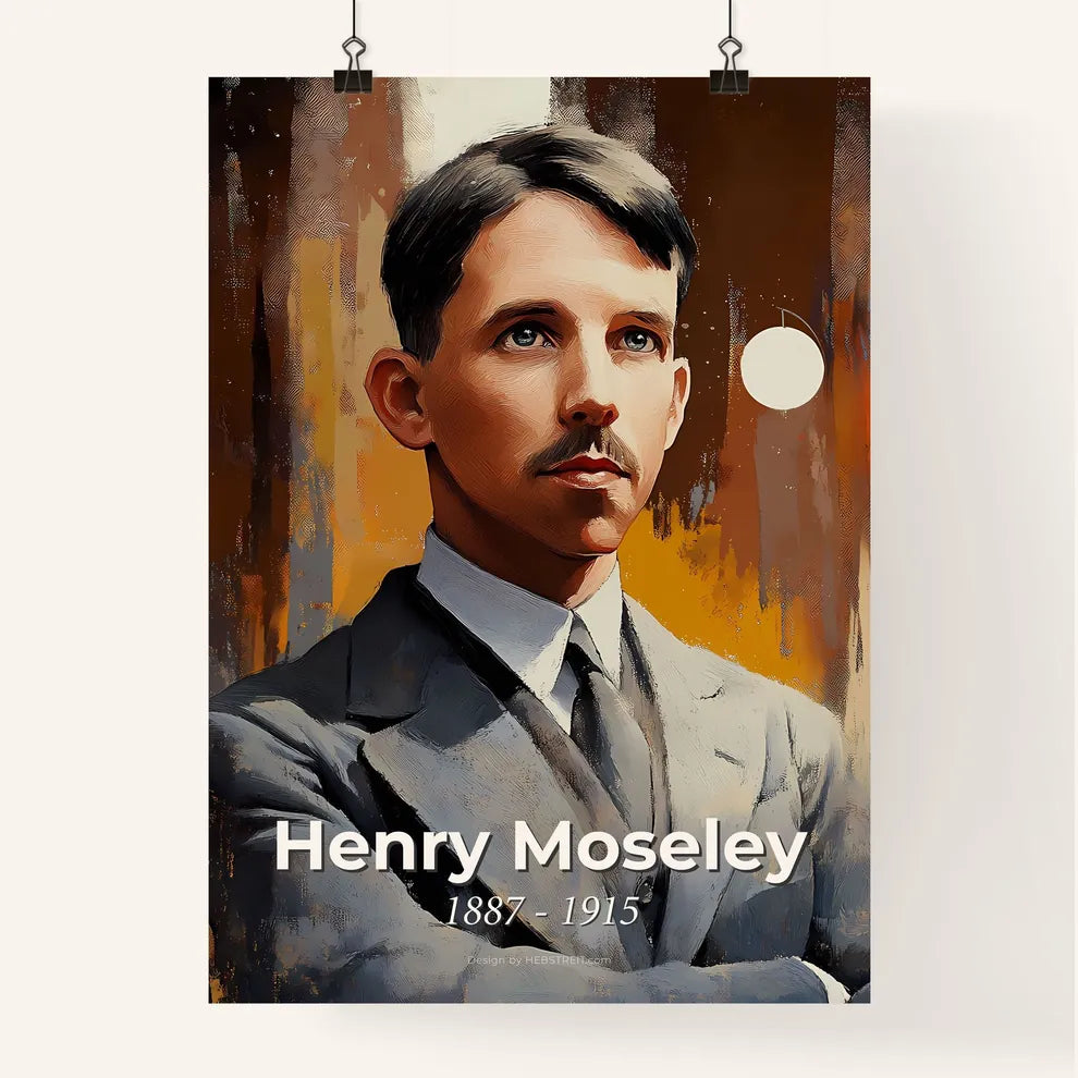 Portrait of Henry Moseley Poster