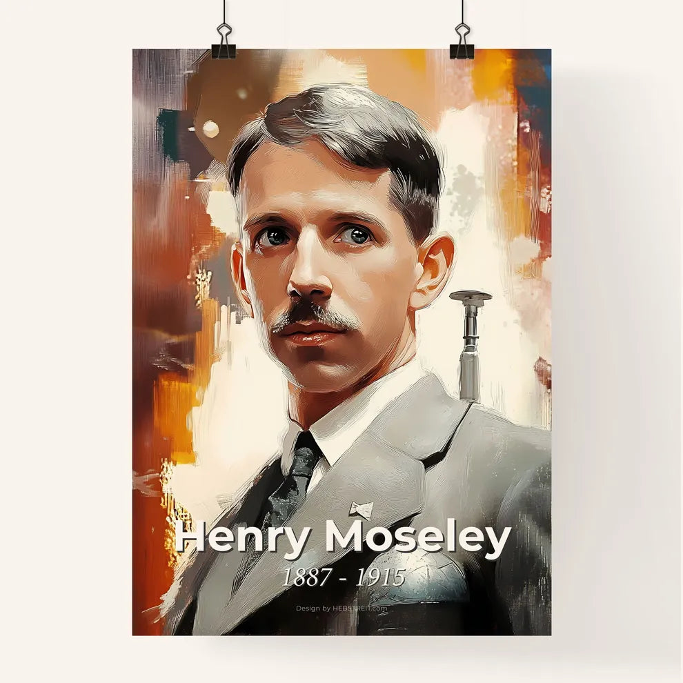 Portrait of Henry Moseley Poster