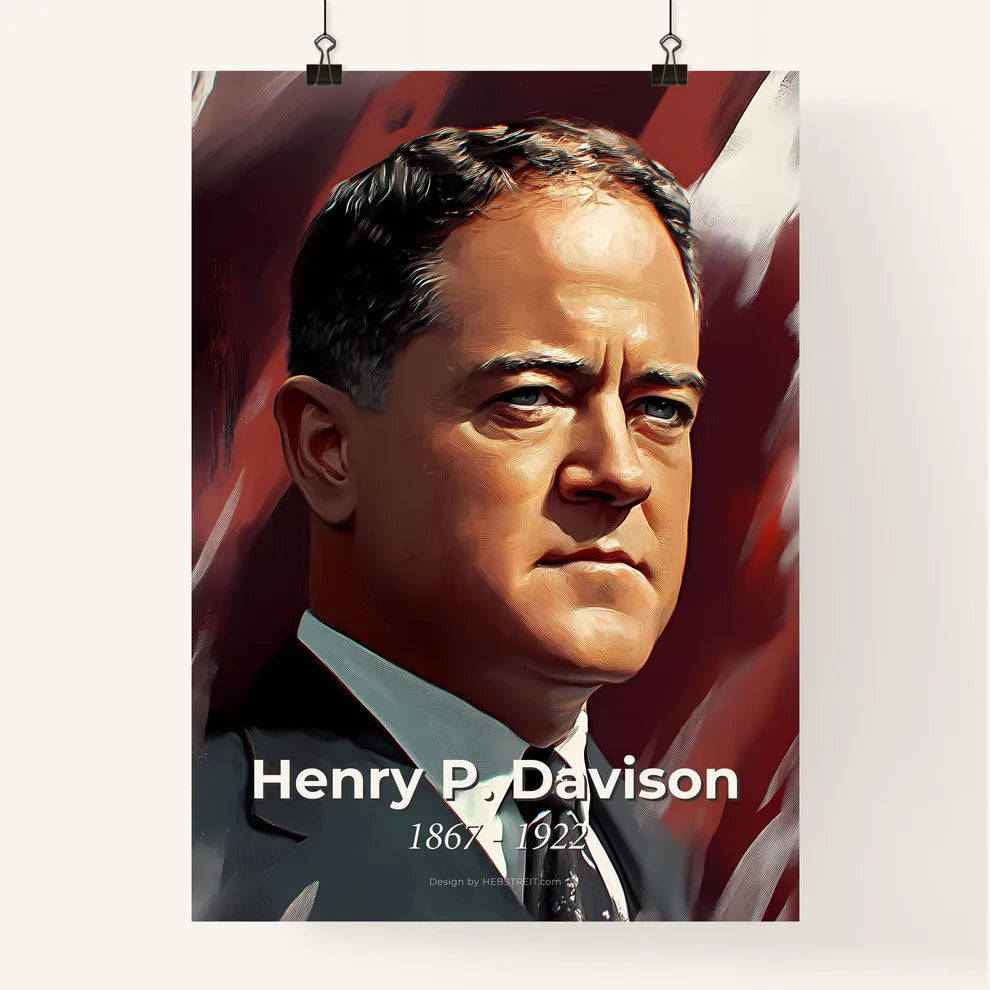Portrait of Henry P. Davison Poster
