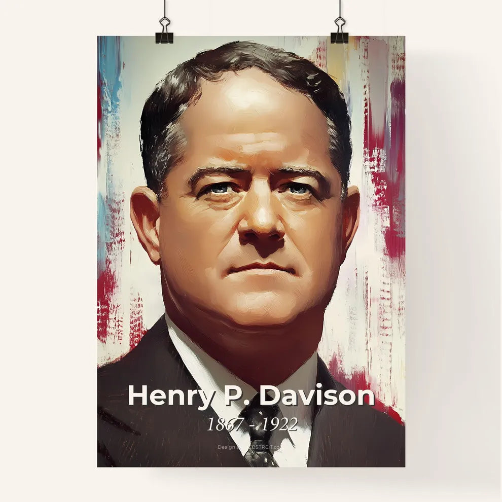 Portrait of Henry P. Davison Poster