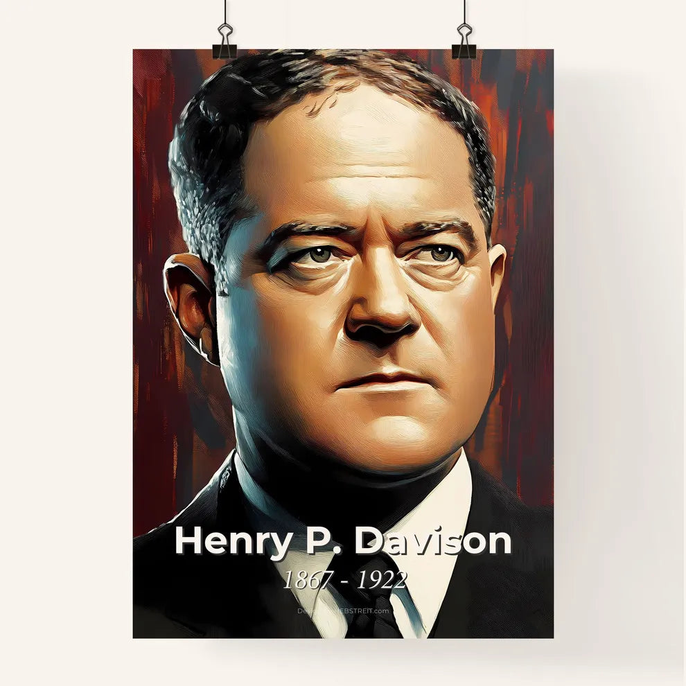 Portrait of Henry P. Davison Poster