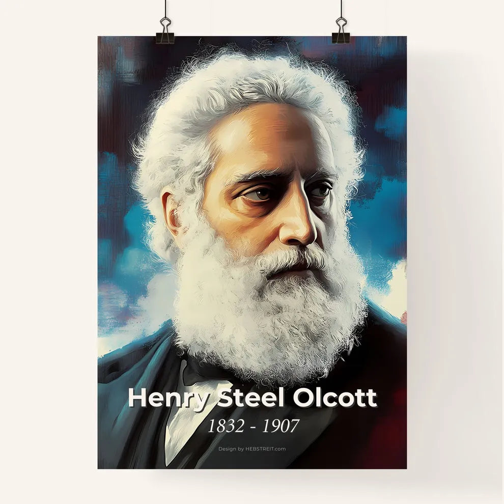 Portrait of Henry Steel Olcott Poster