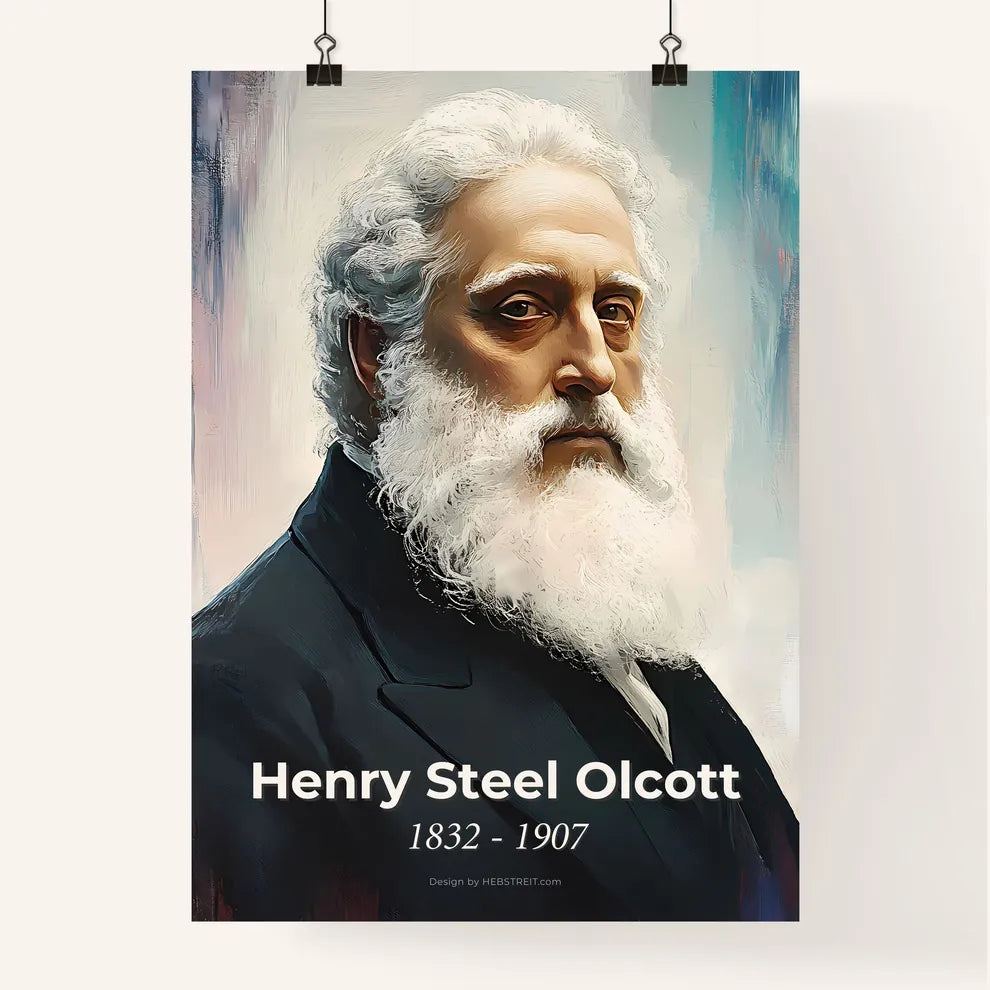 Portrait of Henry Steel Olcott Poster