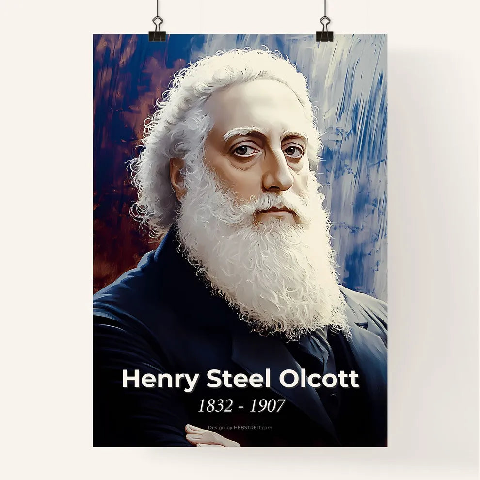 Portrait of Henry Steel Olcott Poster
