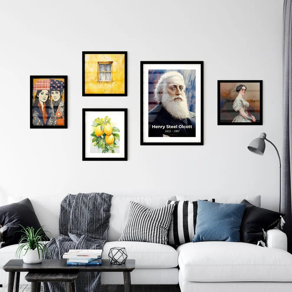 Portrait of Henry Steel Olcott Wall Art