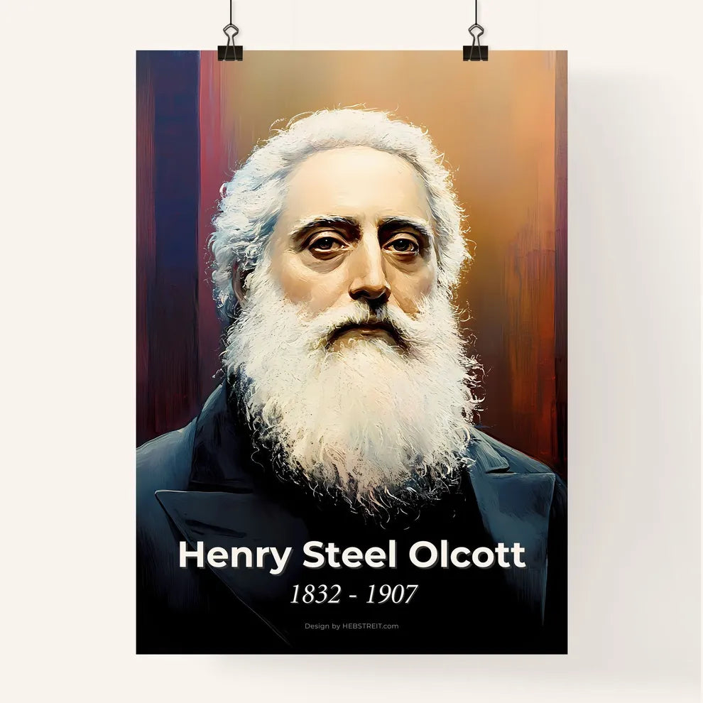 Portrait of Henry Steel Olcott Poster
