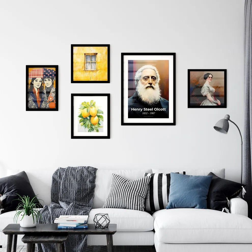 Portrait of Henry Steel Olcott Wall Art