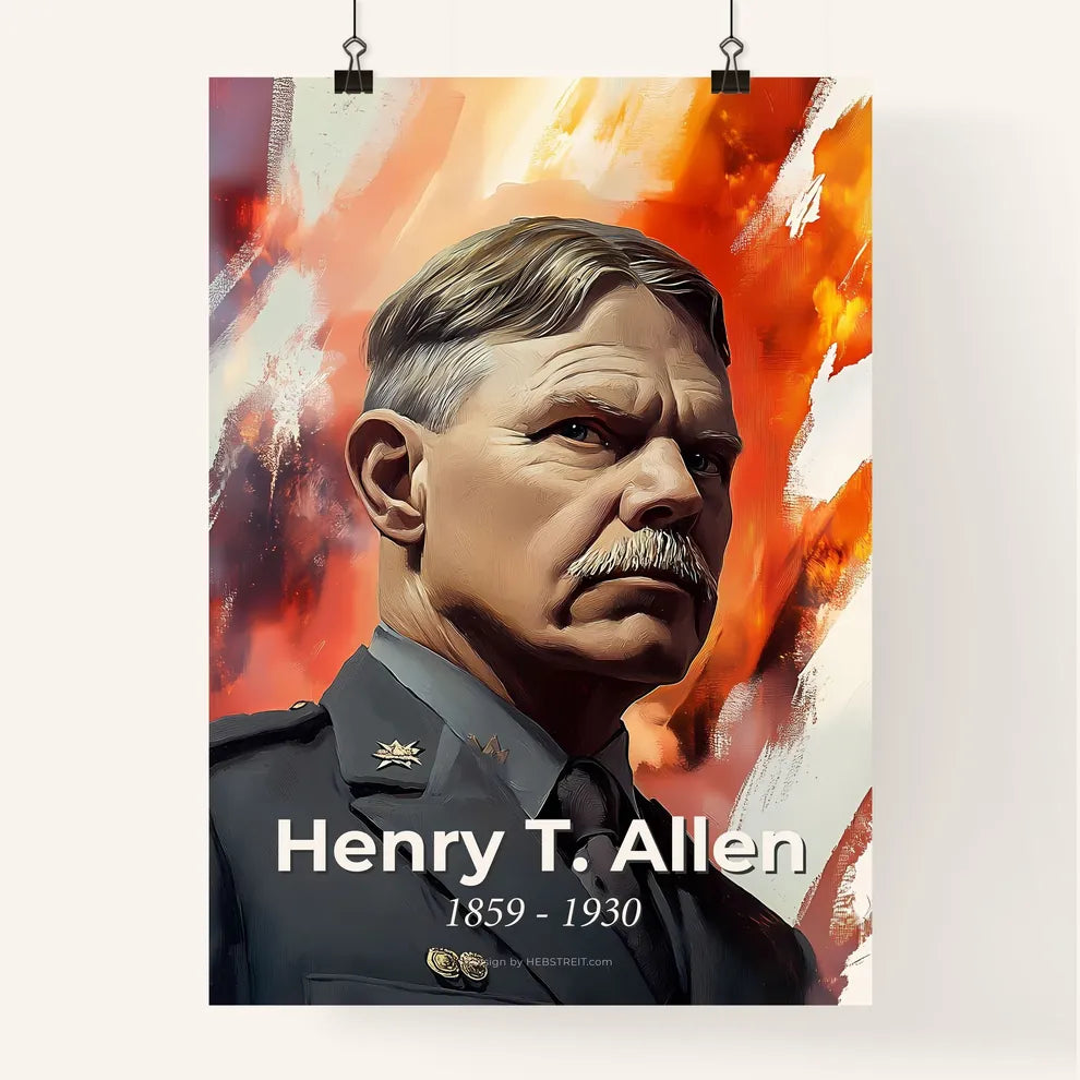 Portrait of Henry T. Allen Poster