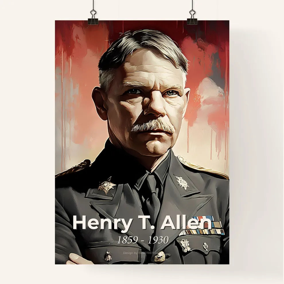Portrait of Henry T. Allen Poster