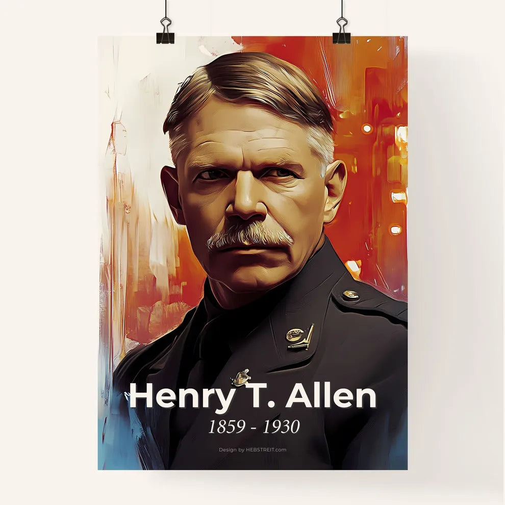 Portrait of Henry T. Allen Poster