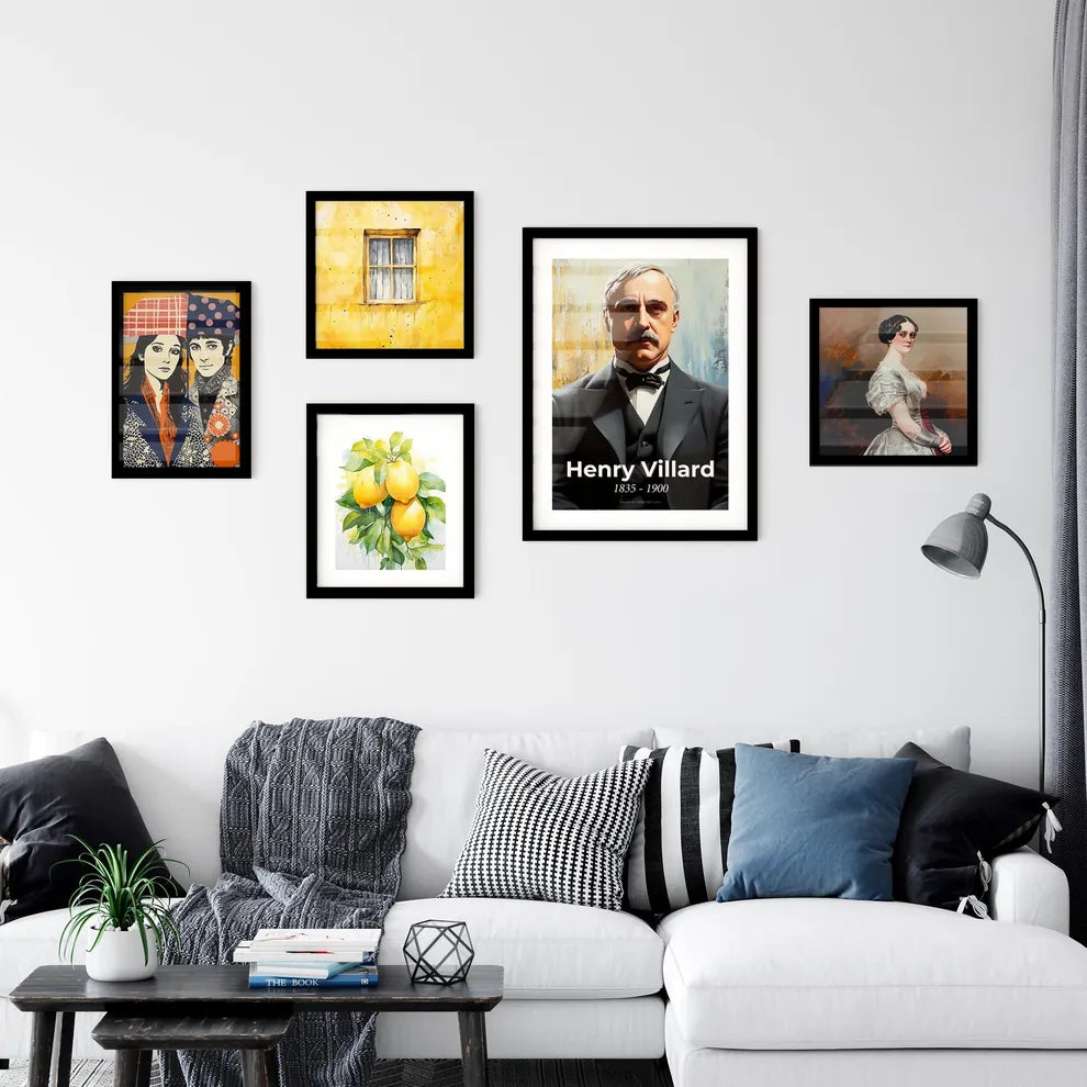 Portrait of Henry Villard Wall Art