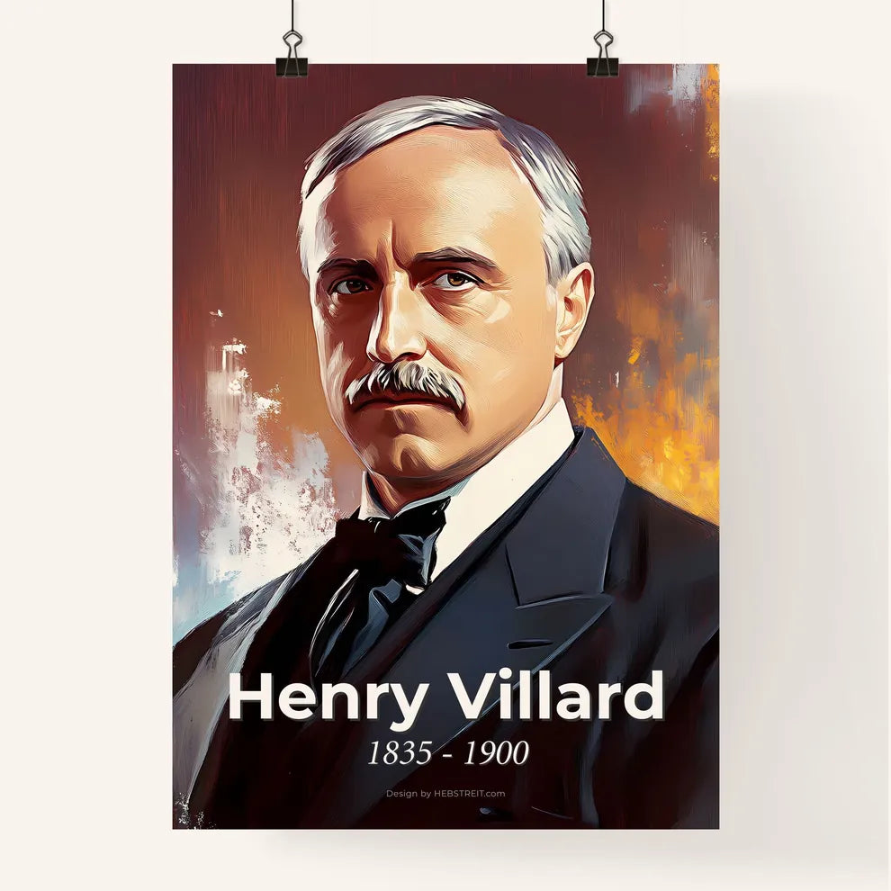 Portrait of Henry Villard Poster