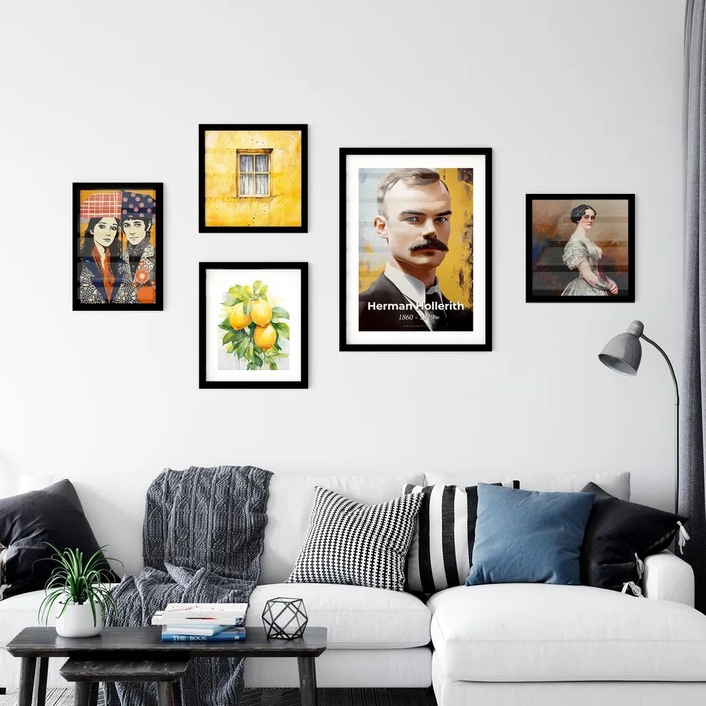 Portrait of Herman Hollerith Wall Art