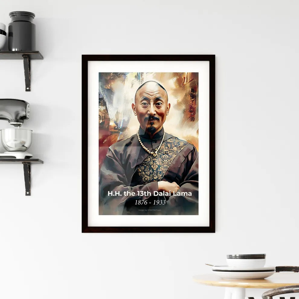 Portrait of H.H. the 13th Dalai Lama Hangings