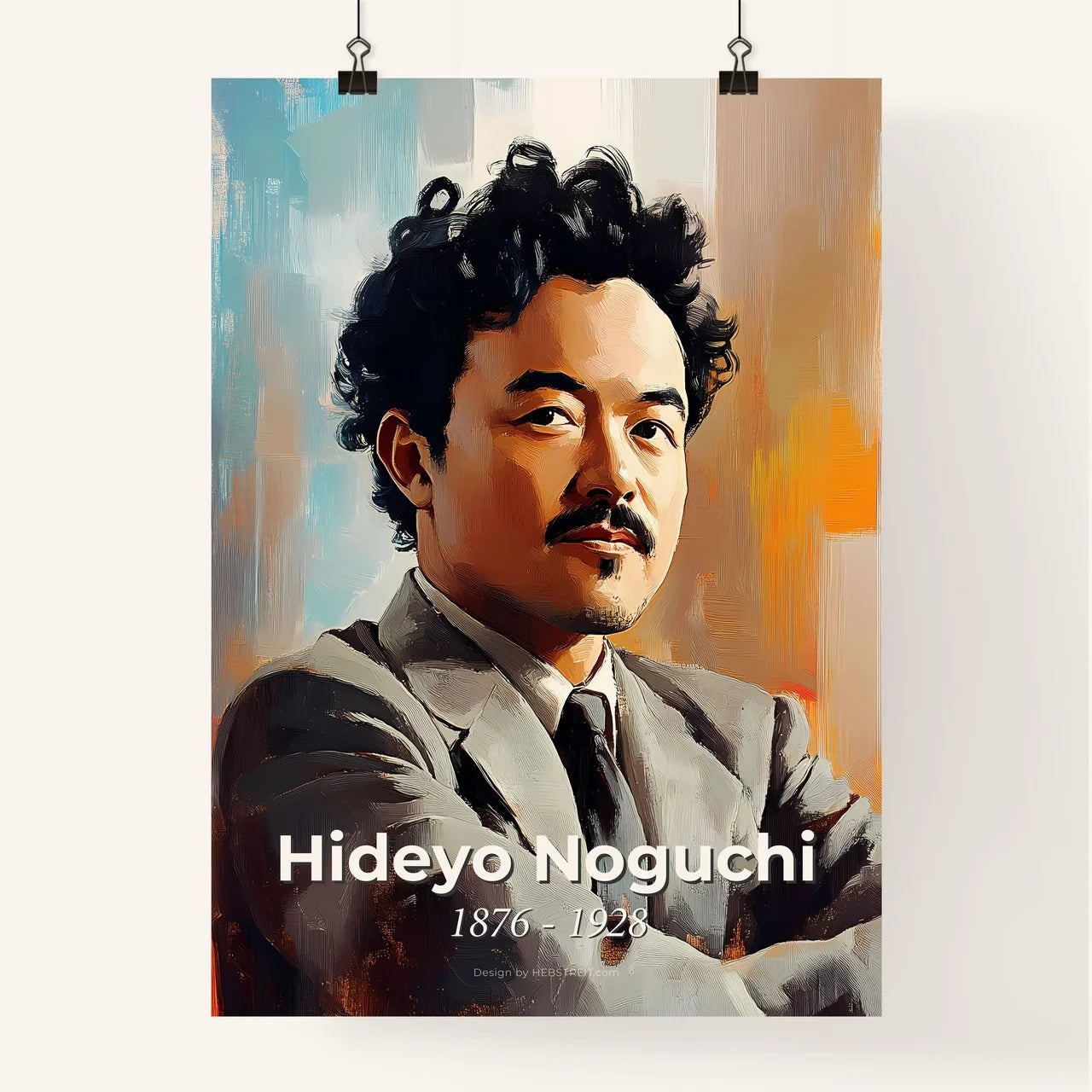 Portrait of Hideyo Noguchi Poster