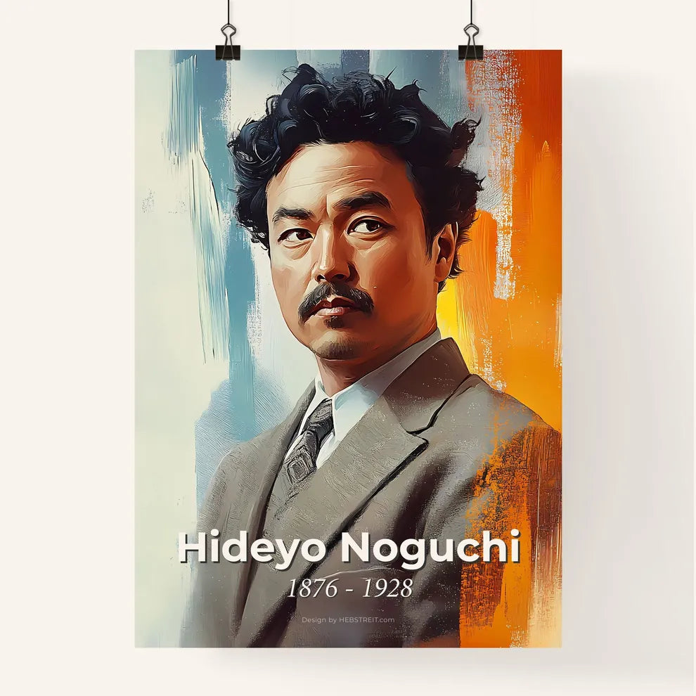 Portrait of Hideyo Noguchi Poster