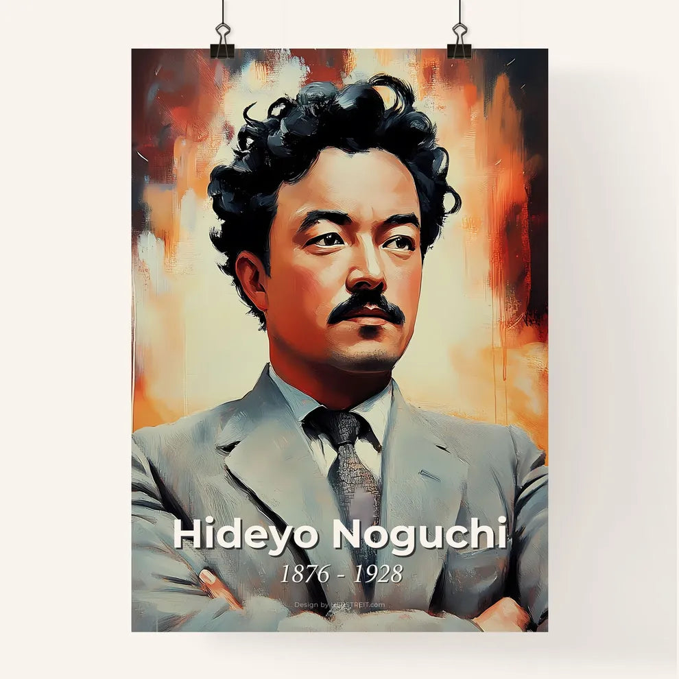 Portrait of Hideyo Noguchi Poster