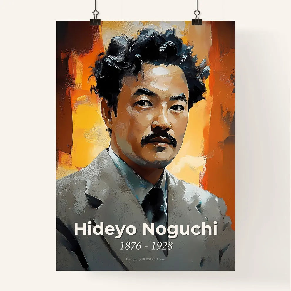 Portrait of Hideyo Noguchi Poster