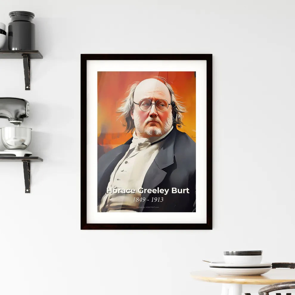 Portrait of Horace Greeley Burt Hangings