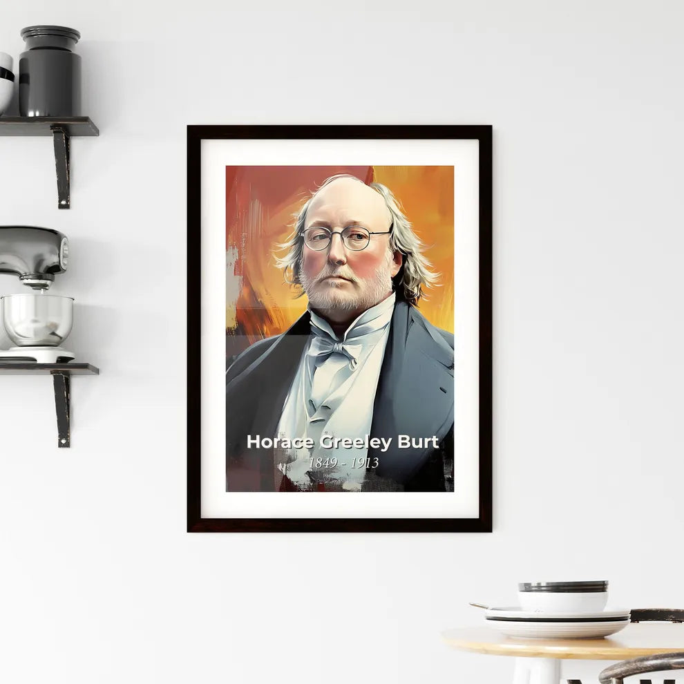 Portrait of Horace Greeley Burt Hangings