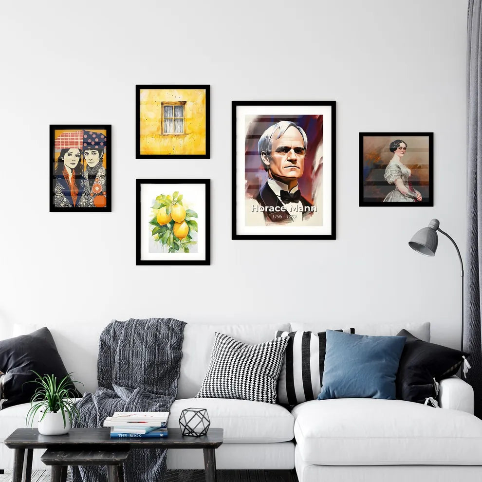 Portrait of Horace Mann Wall Art