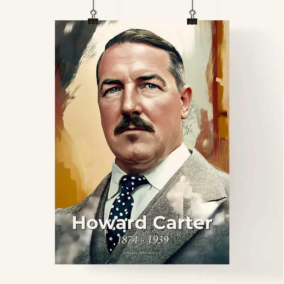 Portrait of Howard Carter Poster