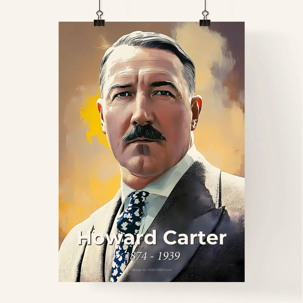 Portrait of Howard Carter Poster