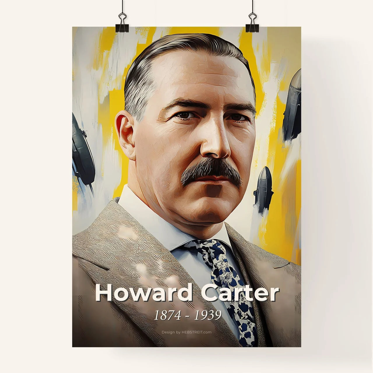 Portrait of Howard Carter Poster