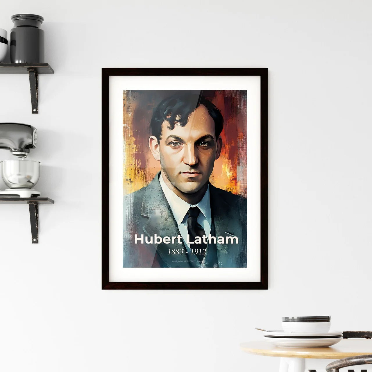 Portrait of Hubert Latham Hangings