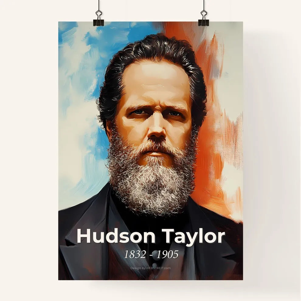 Portrait of Hudson Taylor Poster