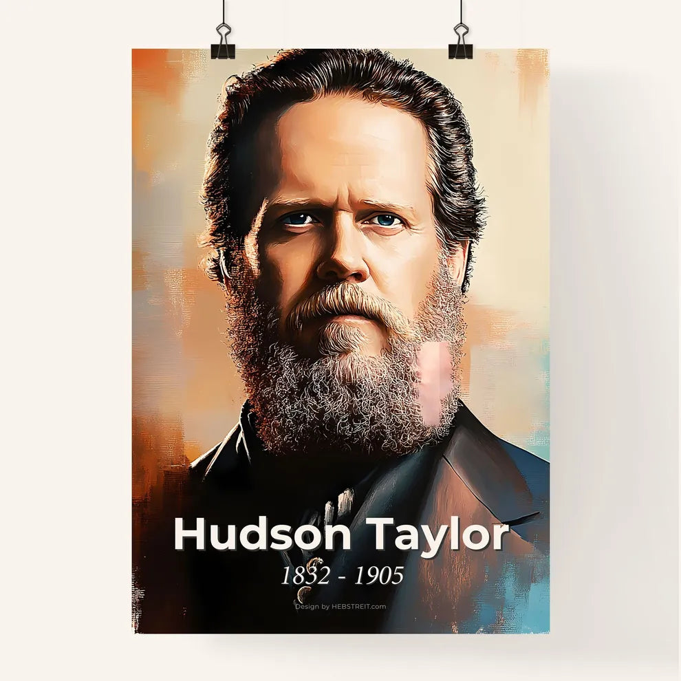 Portrait of Hudson Taylor Poster
