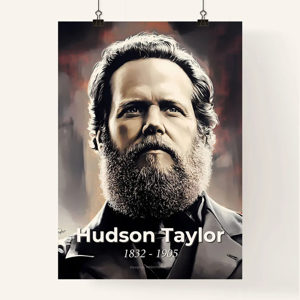 Portrait of Hudson Taylor Poster