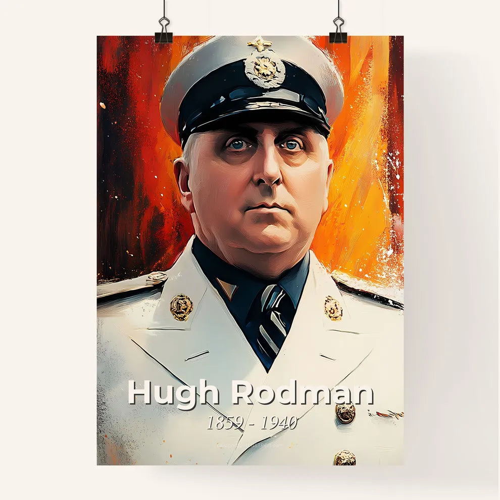 Portrait of Hugh Rodman Poster