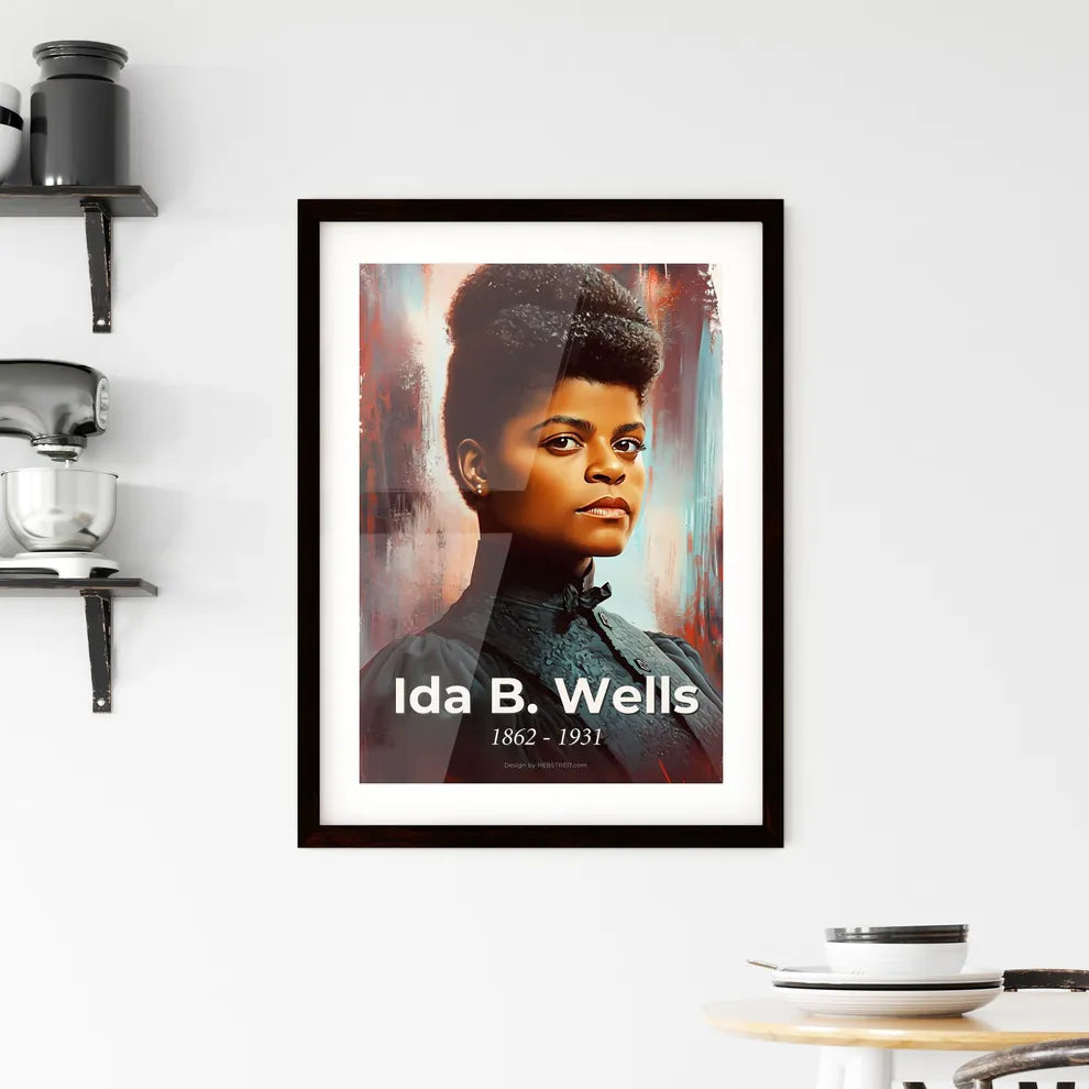 Portrait of Ida B Framed Print