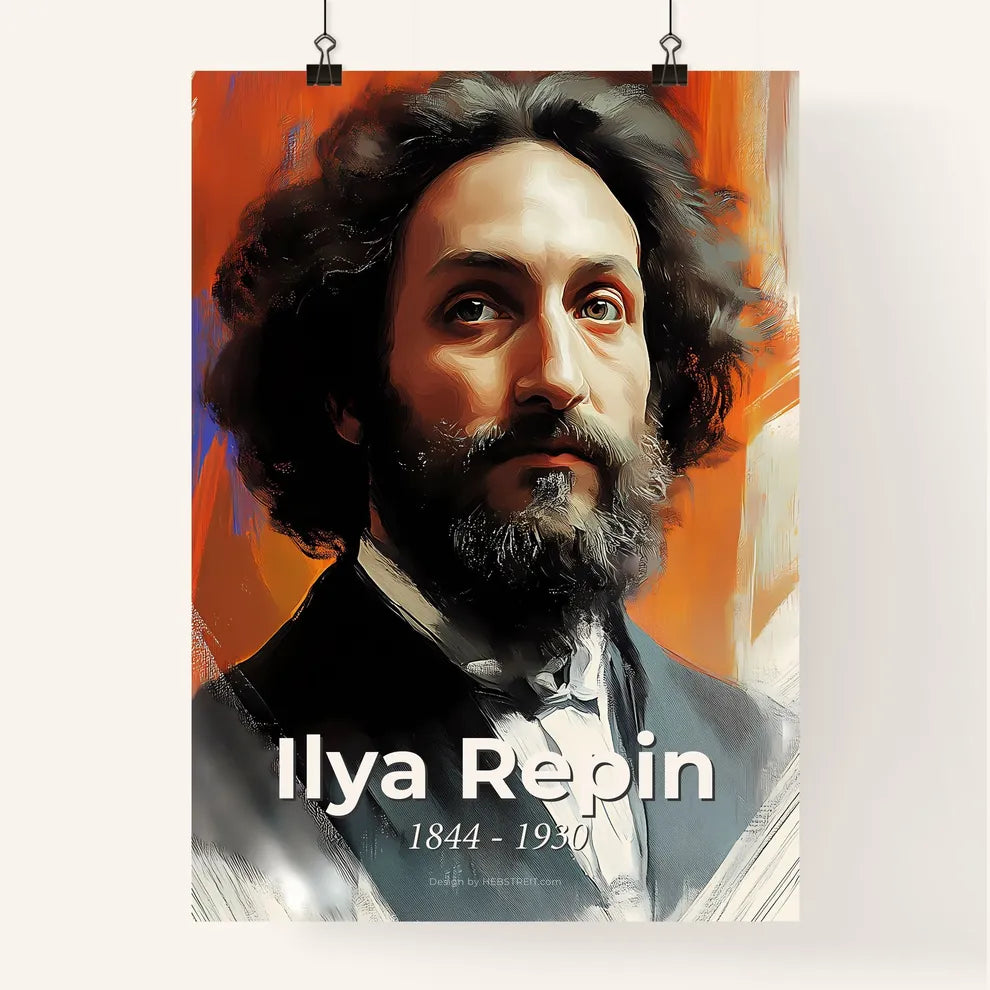 Portrait of Ilya Repin Poster
