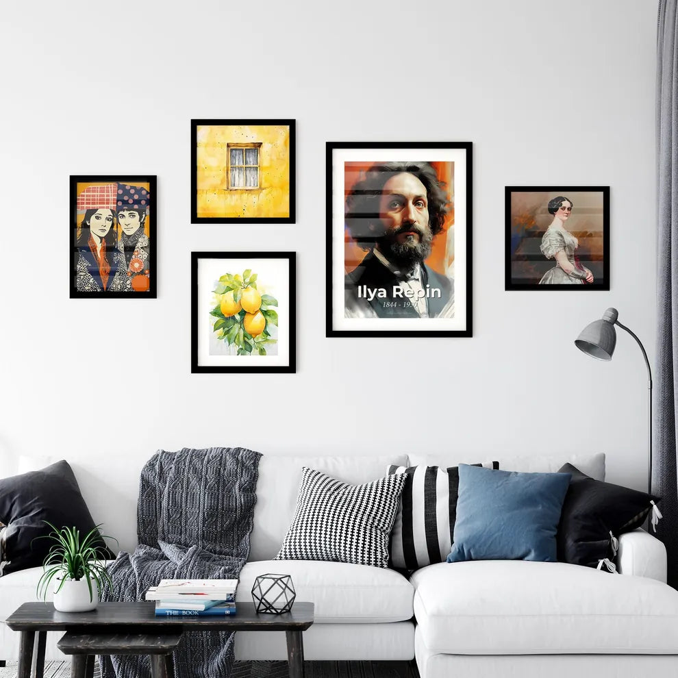 Portrait of Ilya Repin Wall Art