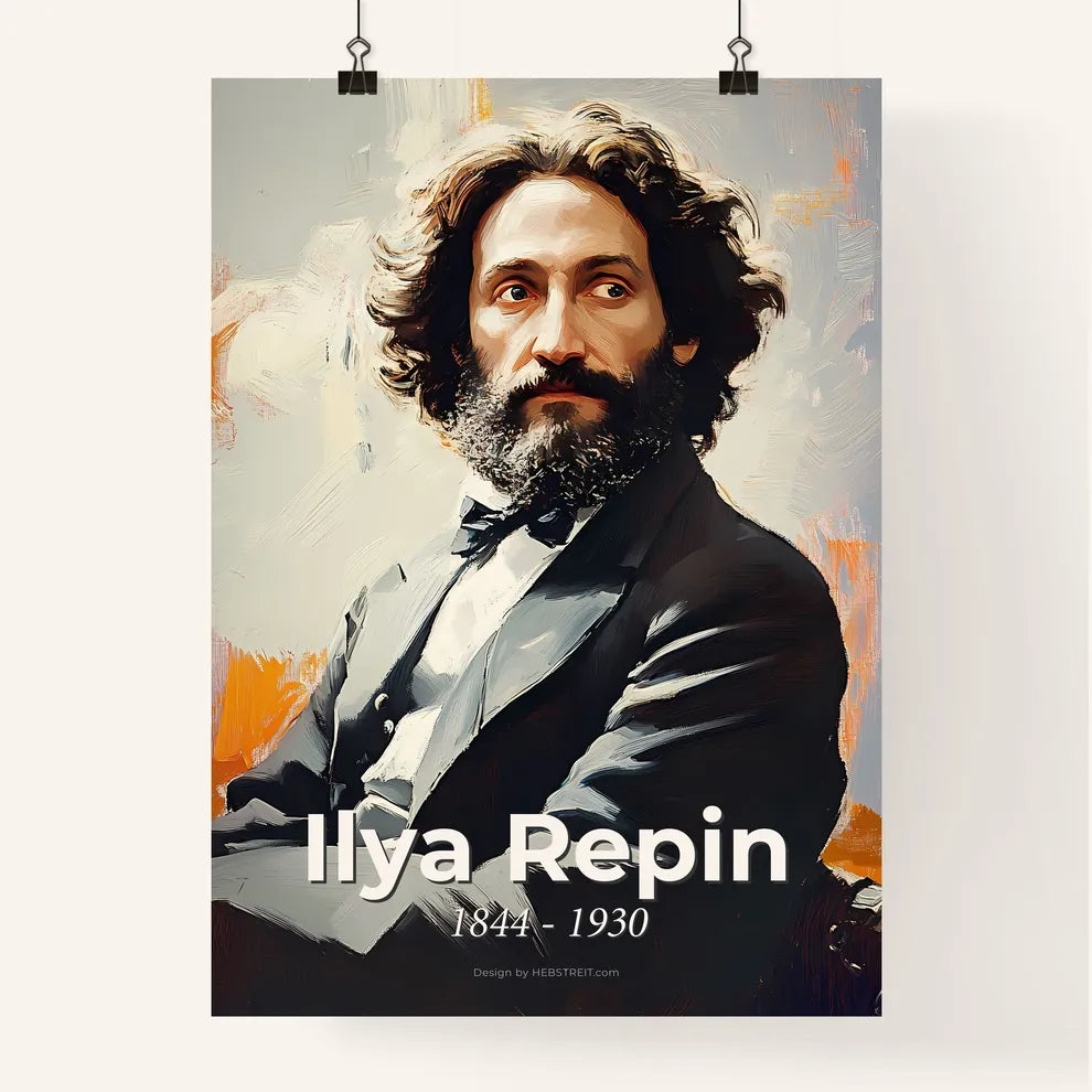 Portrait of Ilya Repin Poster