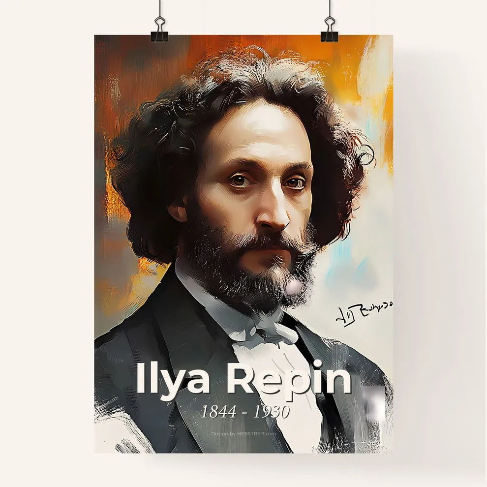 Portrait of Ilya Repin Poster