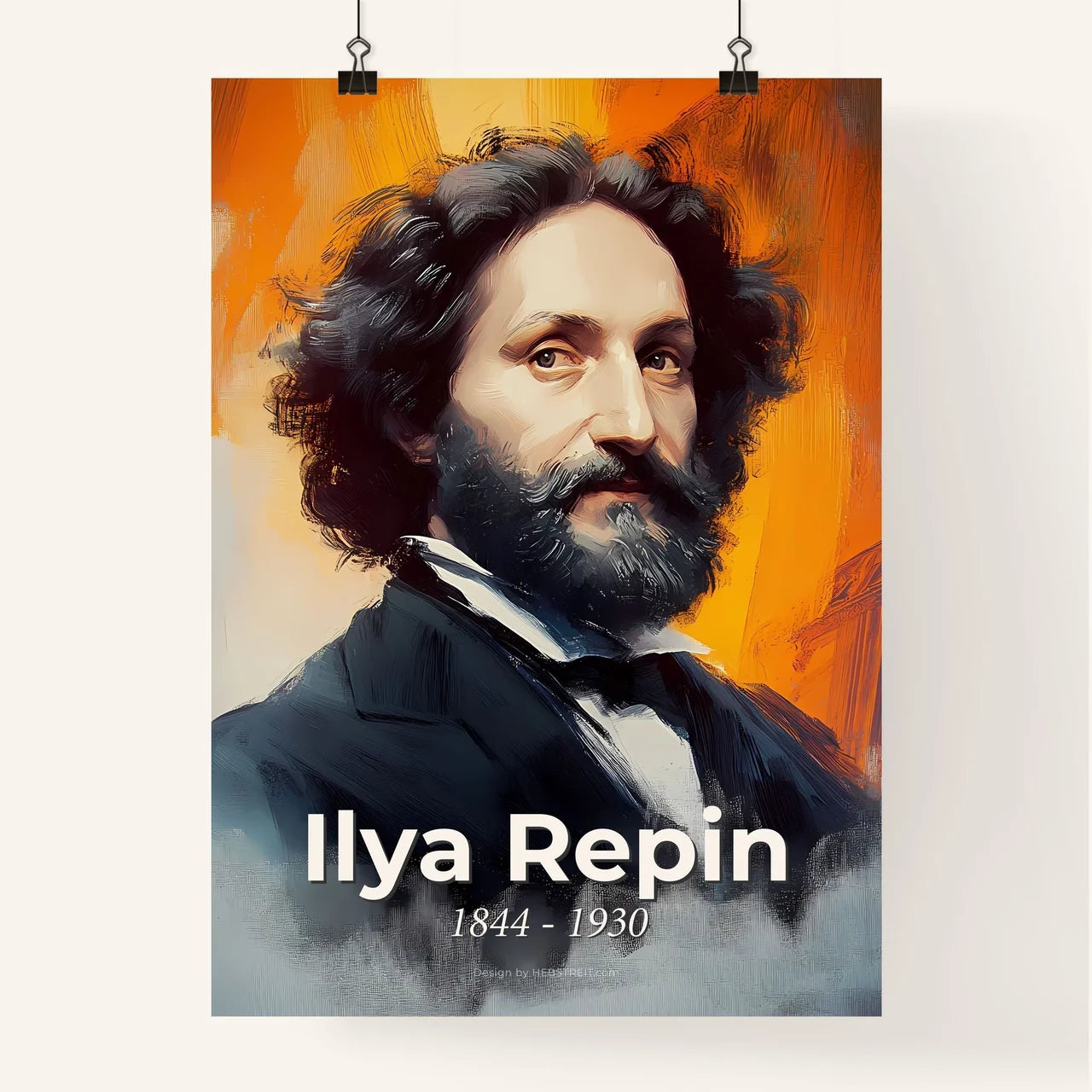 Portrait of Ilya Repin Poster