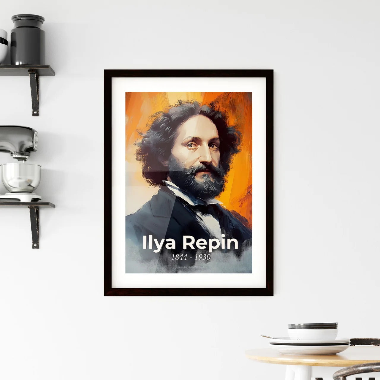 Portrait of Ilya Repin Framed Print