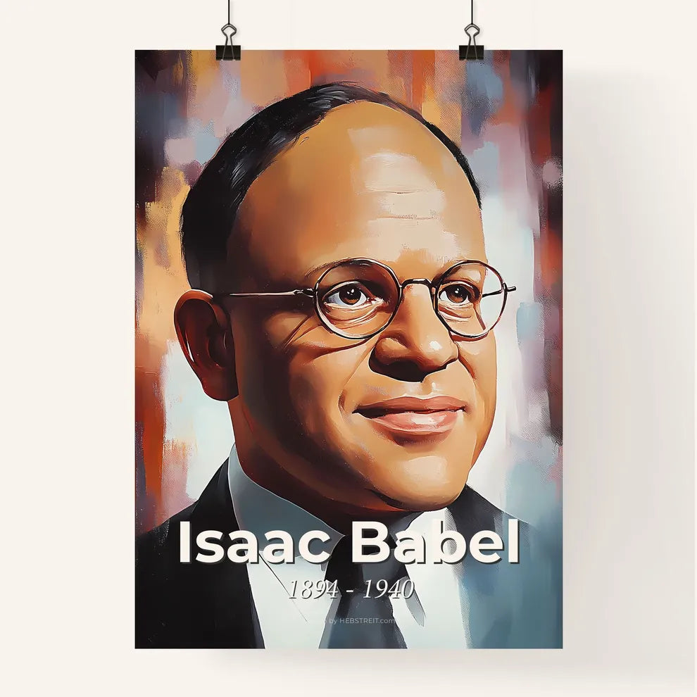 Portrait of Isaac Babel Poster