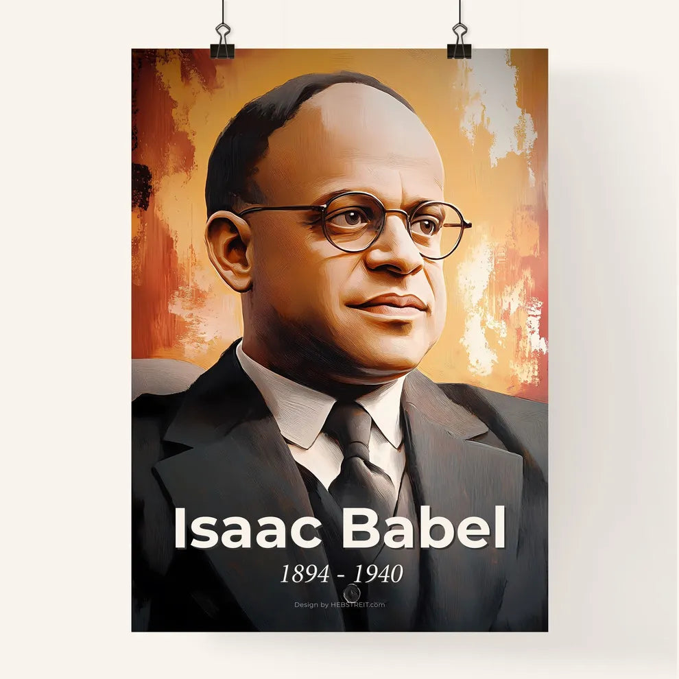 Portrait of Isaac Babel Poster
