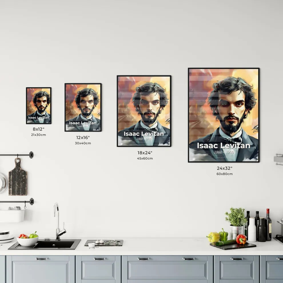 Portrait of Isaac Levitan - Kitchen Hangings