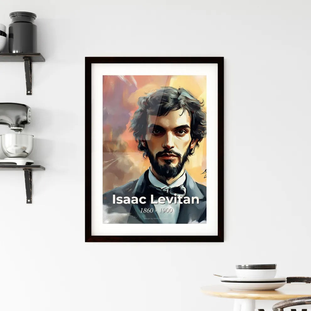 Portrait of Isaac Levitan Framed Print