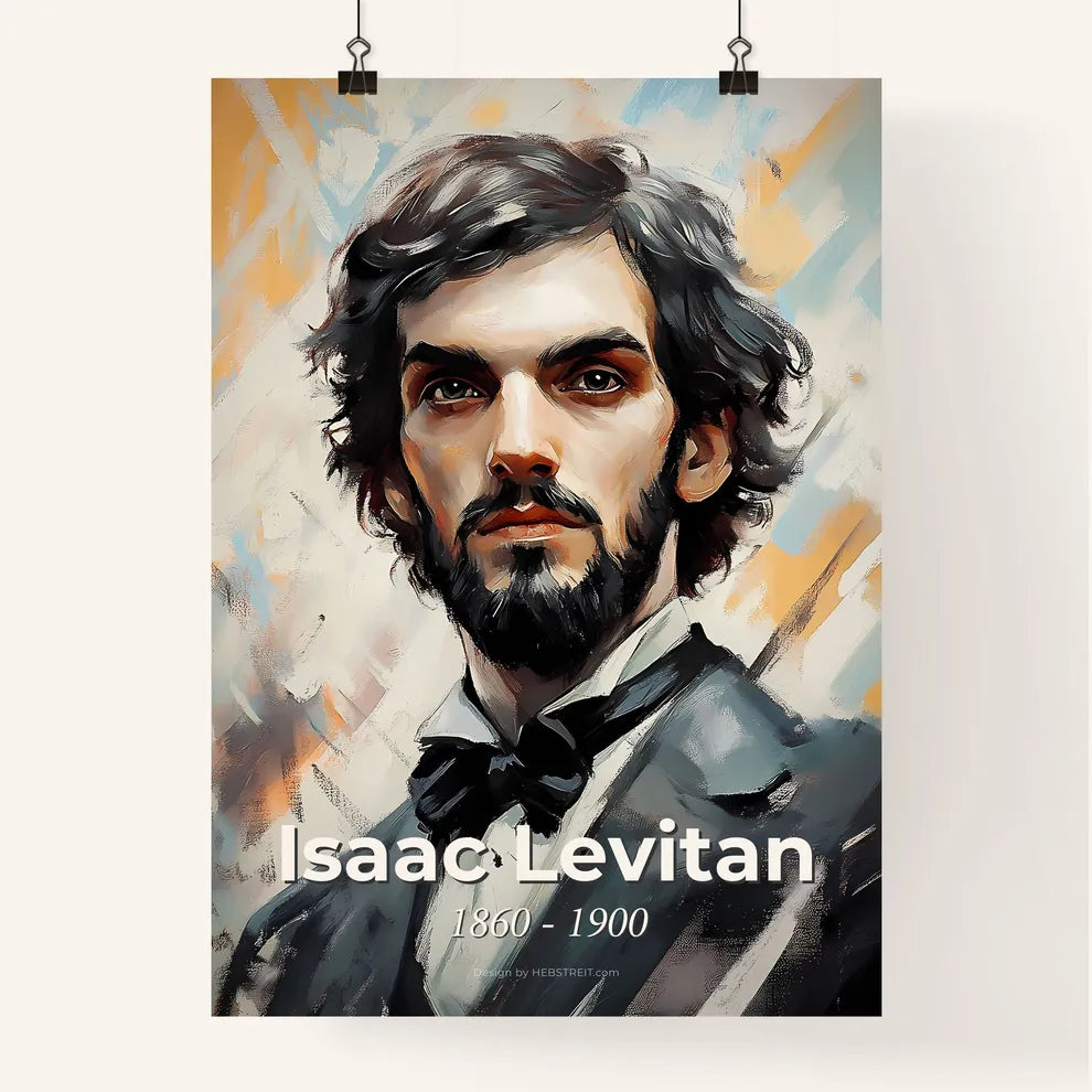 Portrait of Isaac Levitan Poster