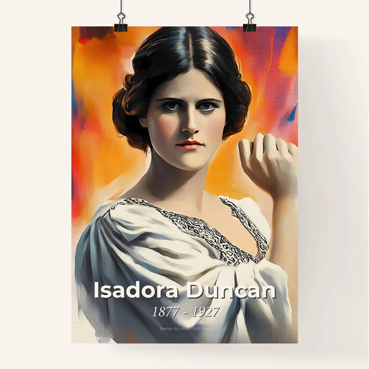 Portrait of Isadora Duncan Poster